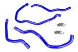 HPS Performance High Temp Reinforced Silicone Heater Coolant Hose Kit Blue 57-1937-BLUE