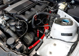 HPS Performance High Temp Reinforced Silicone Radiator and Heater Coolant Hose Kit, Red, 57-2076-RED