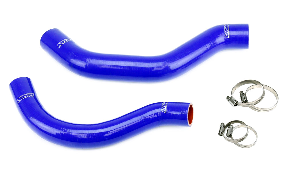 HPS Performance High Temp Reinforced Silicone Radiator Coolant Hose Kit Blue 57-2001-BLUE
