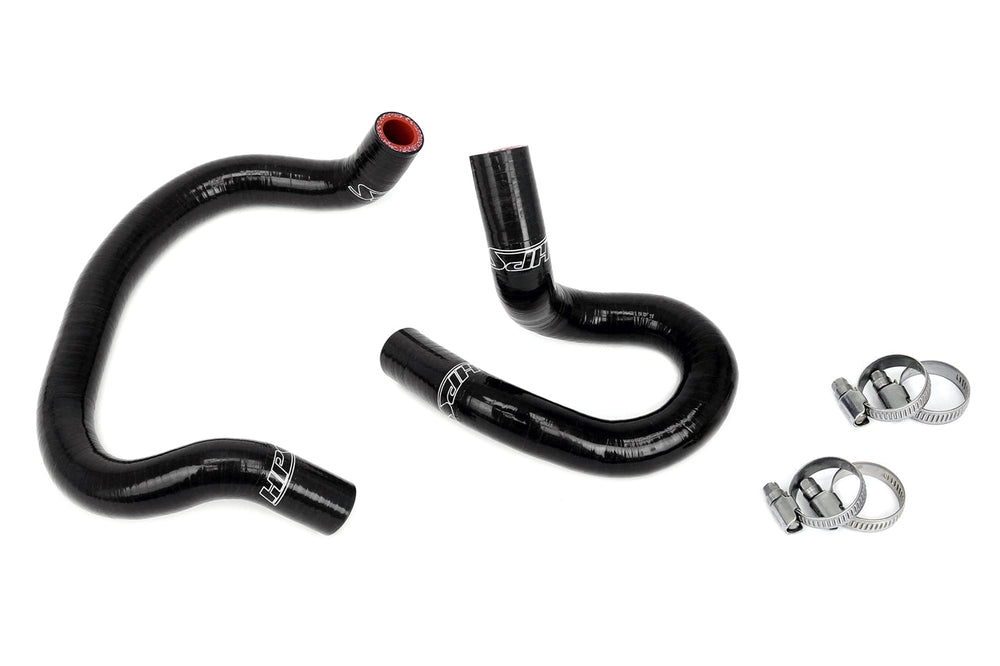 HPS Performance High Temp Reinforced Silicone Radiator and Heater Coolant Hose Kit Black 57-2022-BLK