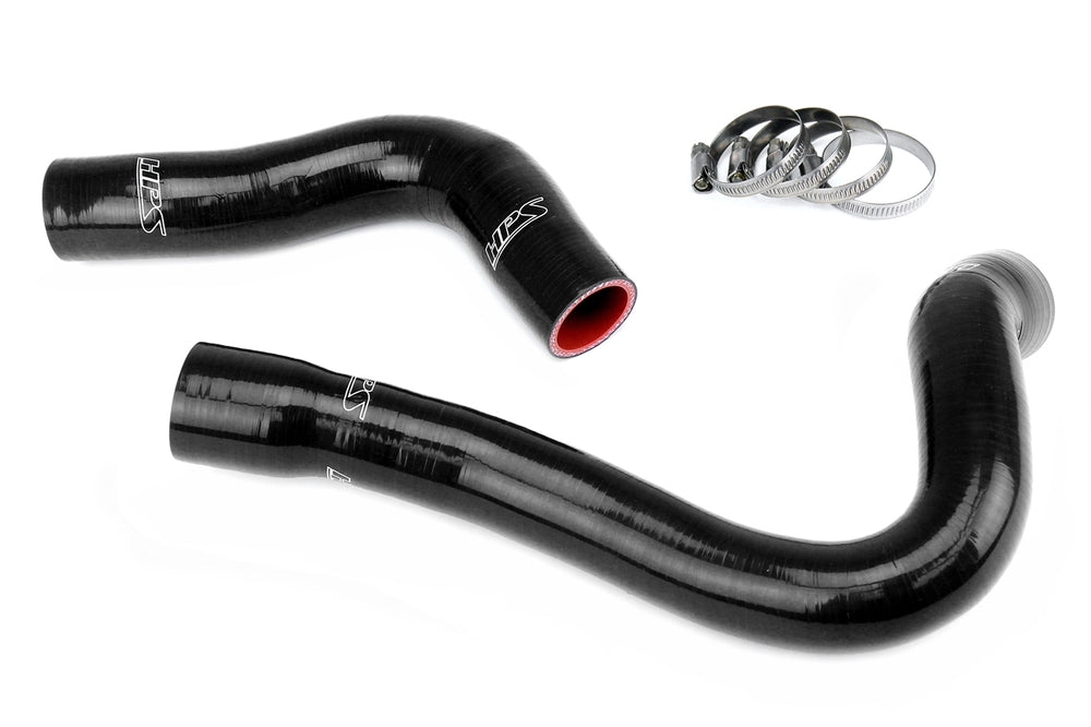 HPS Performance High Temp Reinforced Silicone Radiator Coolant Hose Kit Black 57-2026-BLK