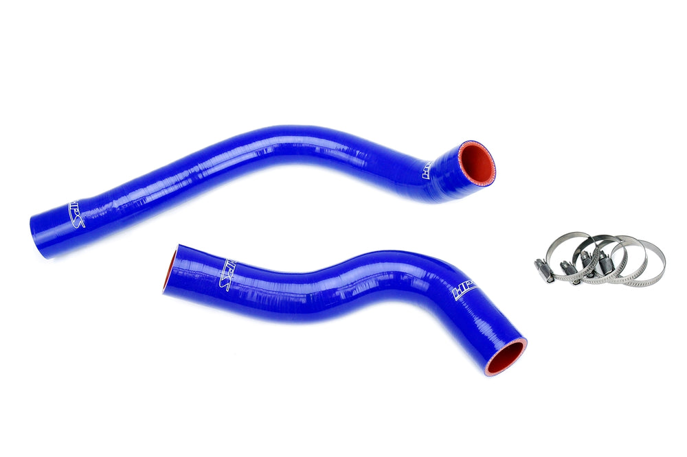 HPS Performance High Temp Reinforced Silicone Radiator Coolant Hose Kit Blue 57-2035-BLUE
