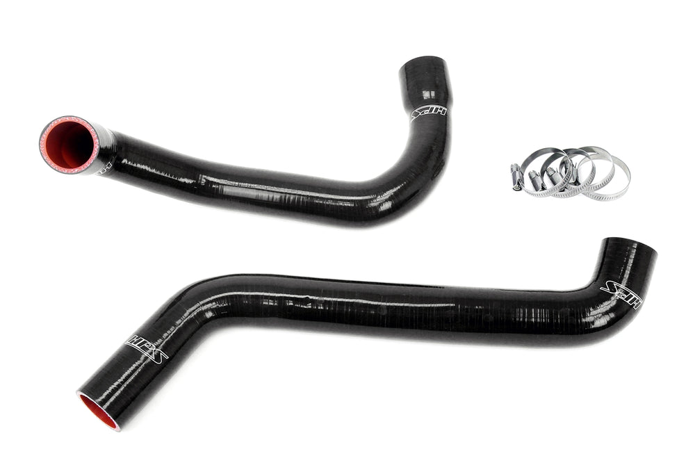HPS Performance High Temp Reinforced Silicone Radiator Coolant Hose Kit Black 57-2038-BLK