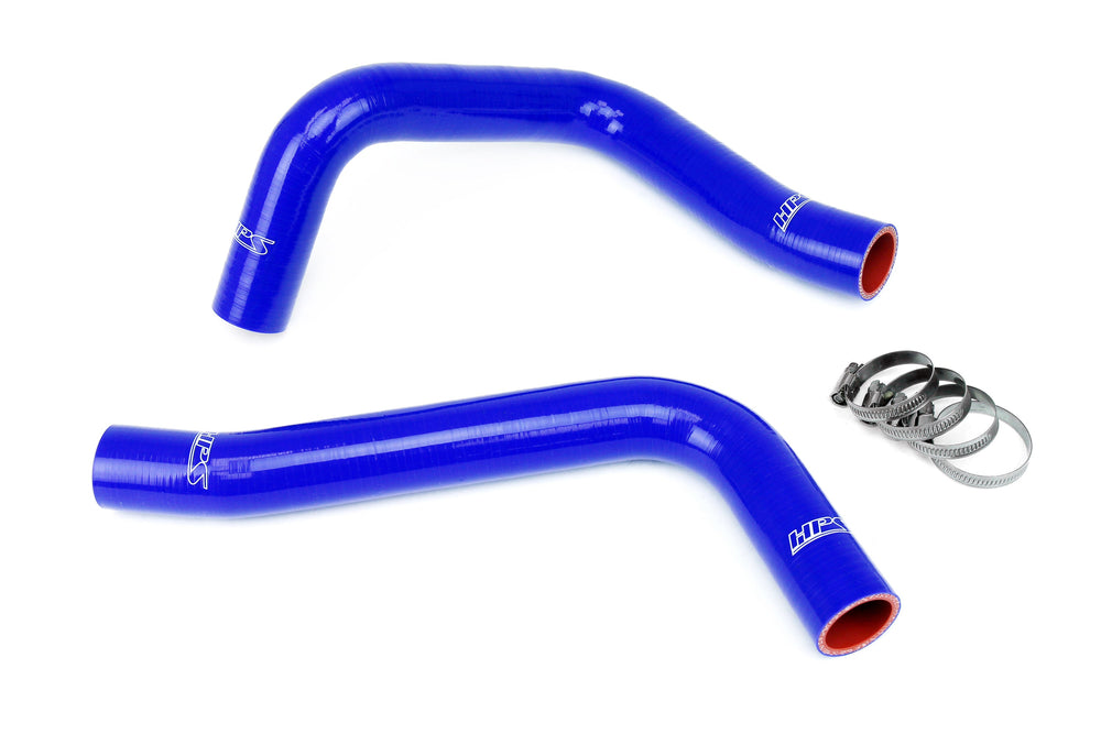 HPS Performance High Temp Reinforced Silicone Radiator Coolant Hose Kit Blue 57-2056-BLUE