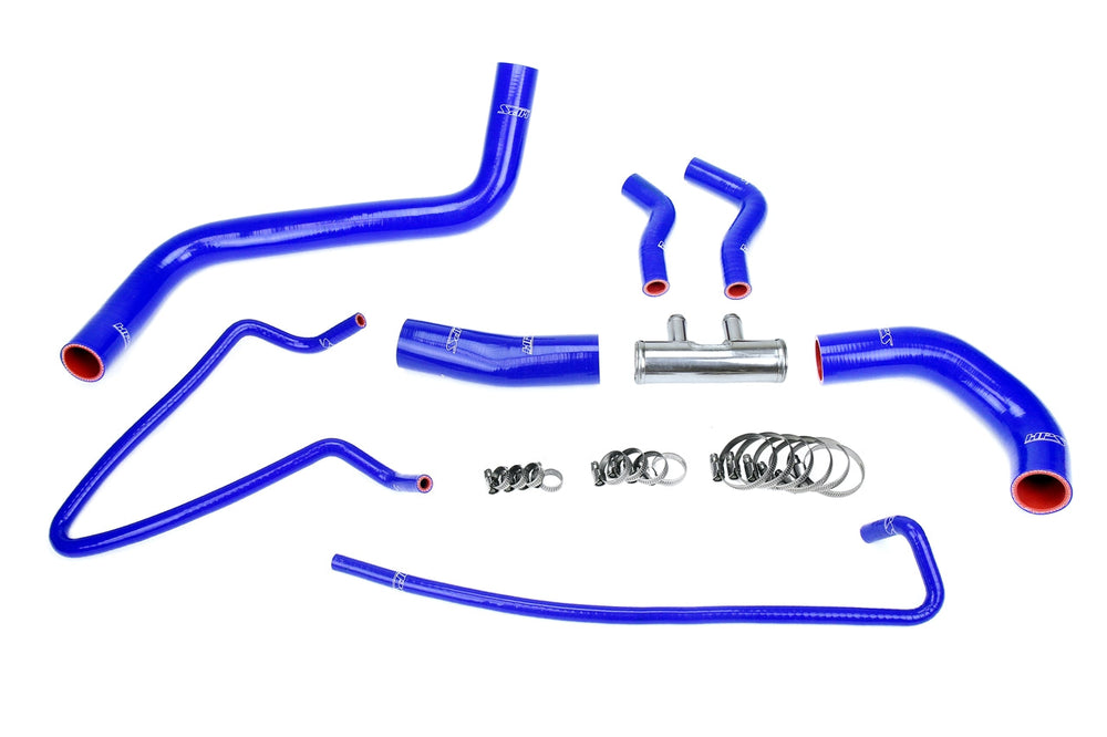 HPS Performance High Temp Reinforced Silicone Radiator Coolant Hose Kit Blue 57-2064-BLUE