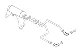 HPS Performance High Temp Reinforced Silicone Oil Cooler Coolant Elbow Hose Kit, Black, 57-2068-BLK