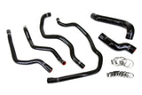 HPS Performance High Temp Reinforced Silicone Radiator and Heater Coolant Hose Kit Black 57-2076-BLK