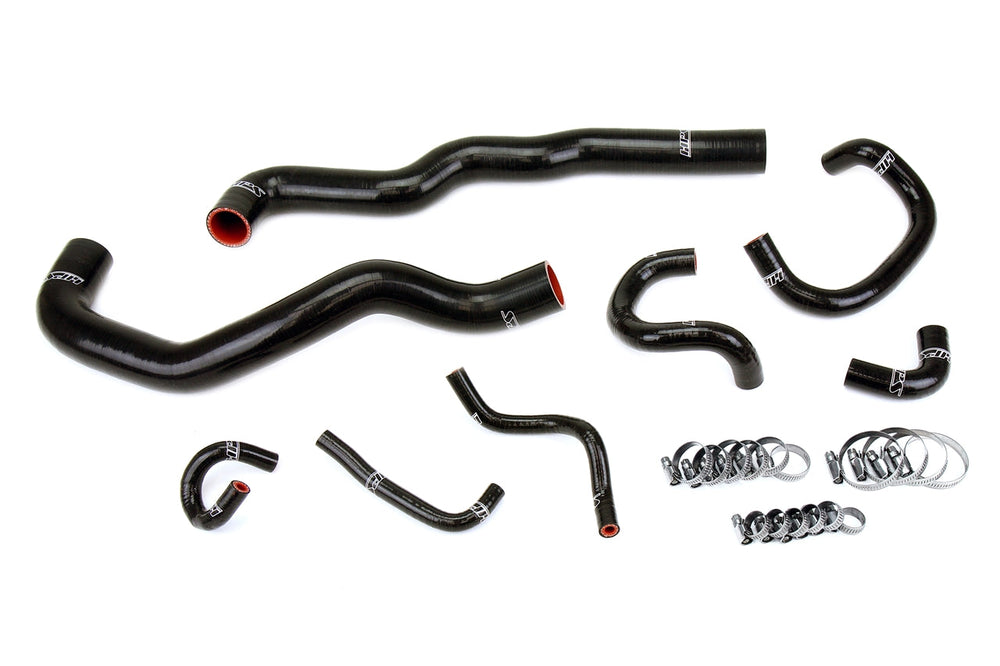 HPS Silicone Radiator Heater and throttle body Coolant Hose Kit 98-05 Lexus GS300 GS400 with 2JZ-GTE VVT-i Swap Black 57-2081-BLK