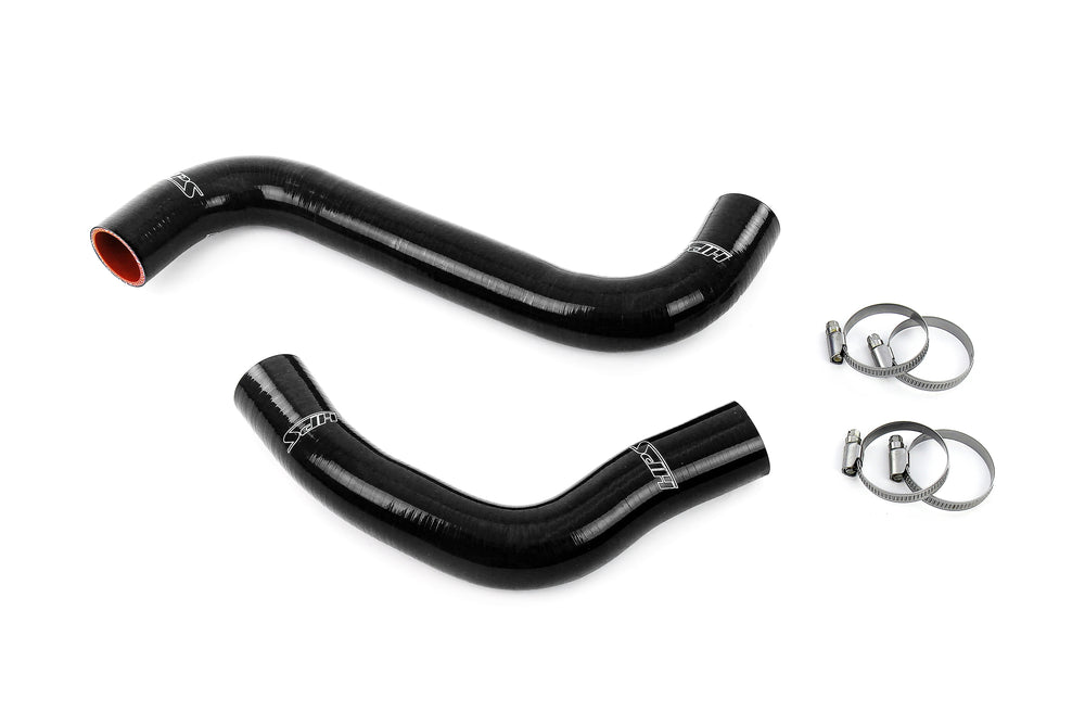 HPS Performance High Temp Reinforced Silicone Radiator Coolant Hose Kit Black 57-2107-BLK