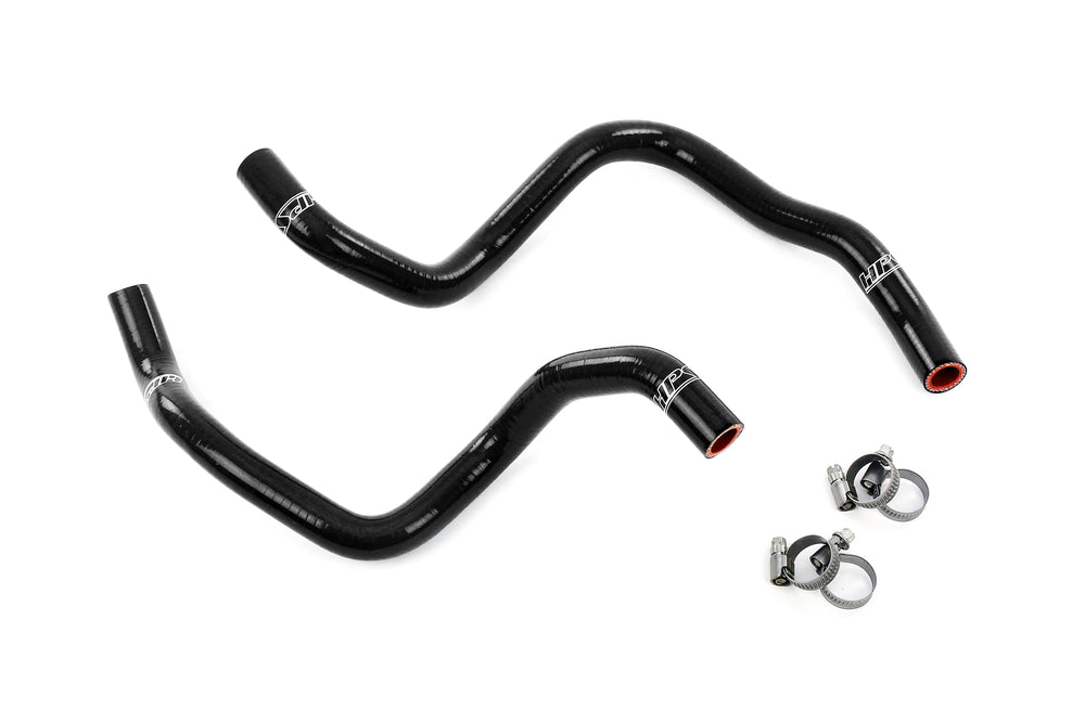 HPS Performance High Temp Reinforced Silicone Heater Coolant Hose Kit Black 57-2108-BLK