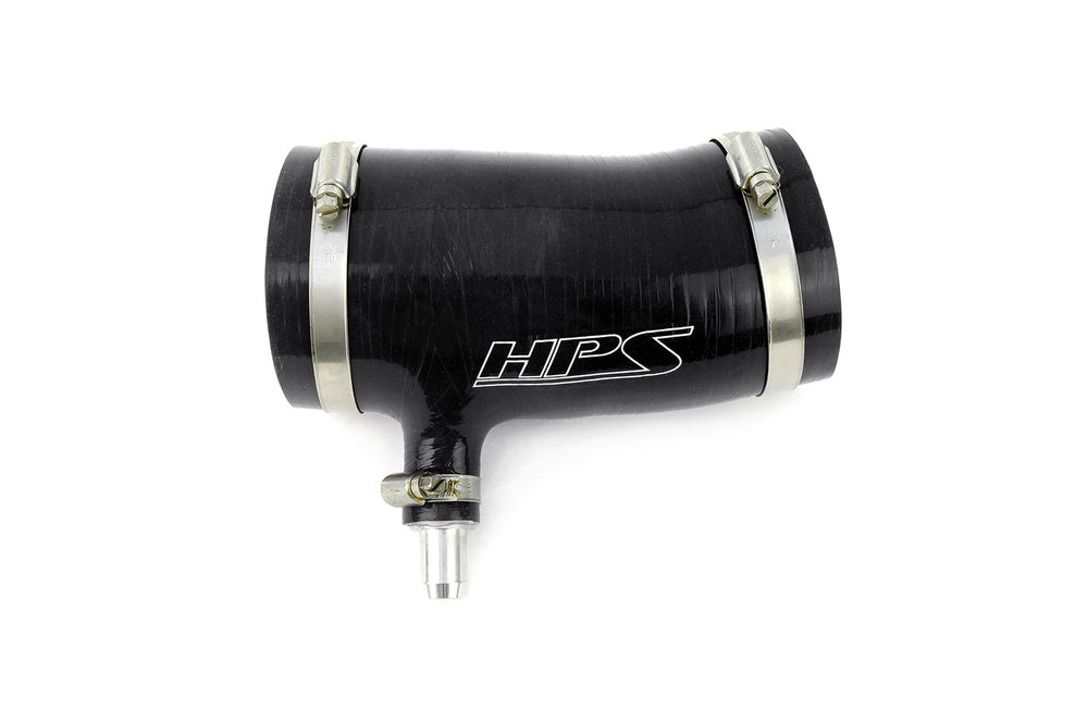 HPS Performance High Temp Reinforced Silicone Air Intake Hose Kit Black 57-2123-BLK