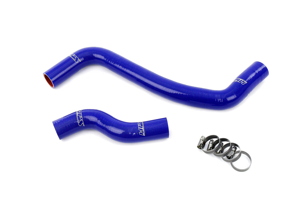 HPS Performance High Temp Reinforced Silicone Radiator Coolant Hose Kit Blue 57-2124-BLUE