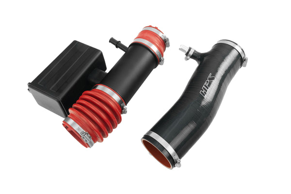 HPS Performance High Temp Reinforced Silicone Air Intake Hose Kit, Red
