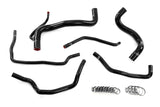 HPS Performance High Temp Reinforced Silicone Radiator Heater and expansion tank Coolant Hose Kit Black 57-2149-BLK