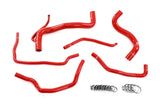 HPS Performance High Temp Reinforced Silicone Radiator Heater and expansion tank Coolant Hose Kit Red 57-2149-RED