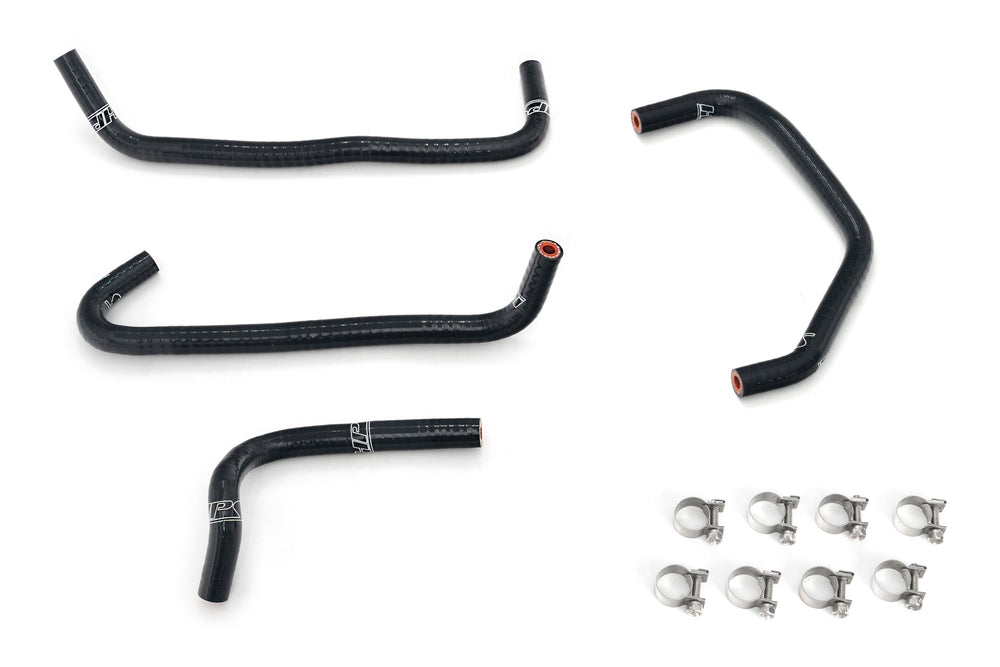 HPS Performance High Temp Reinforced Silicone Ancillary Coolant Hose Kit Black 57-2156-BLK