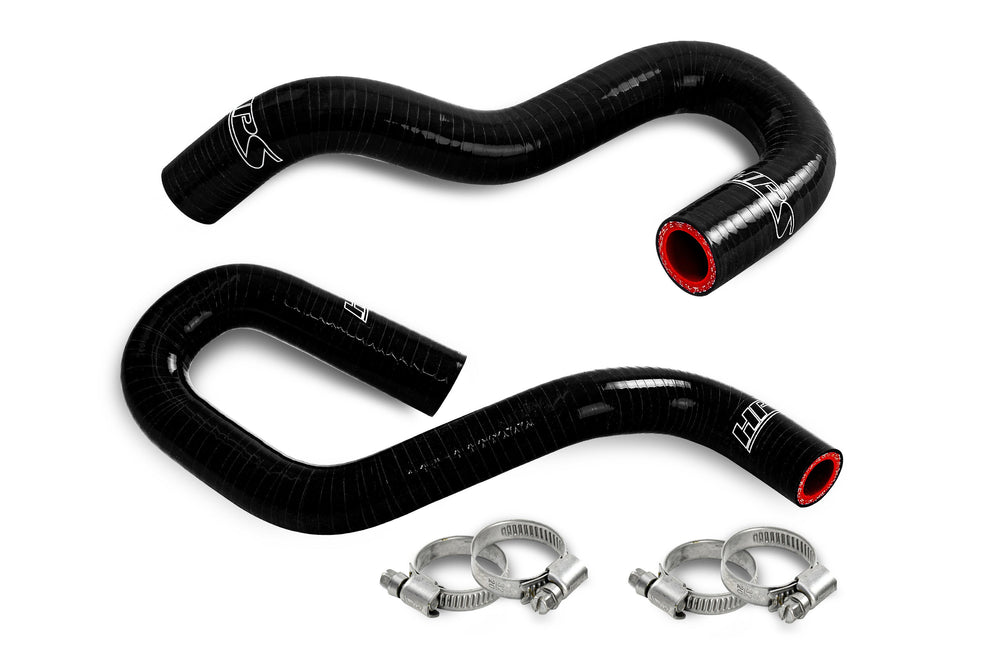 HPS Performance High Temp Reinforced Silicone Heater Coolant Hose Kit Black 57-2183-BLK