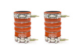HPS Performance Ultra High Temp Aramid Reinforced Silicone Intercooler Hose Boots Kit Orange 57-2209