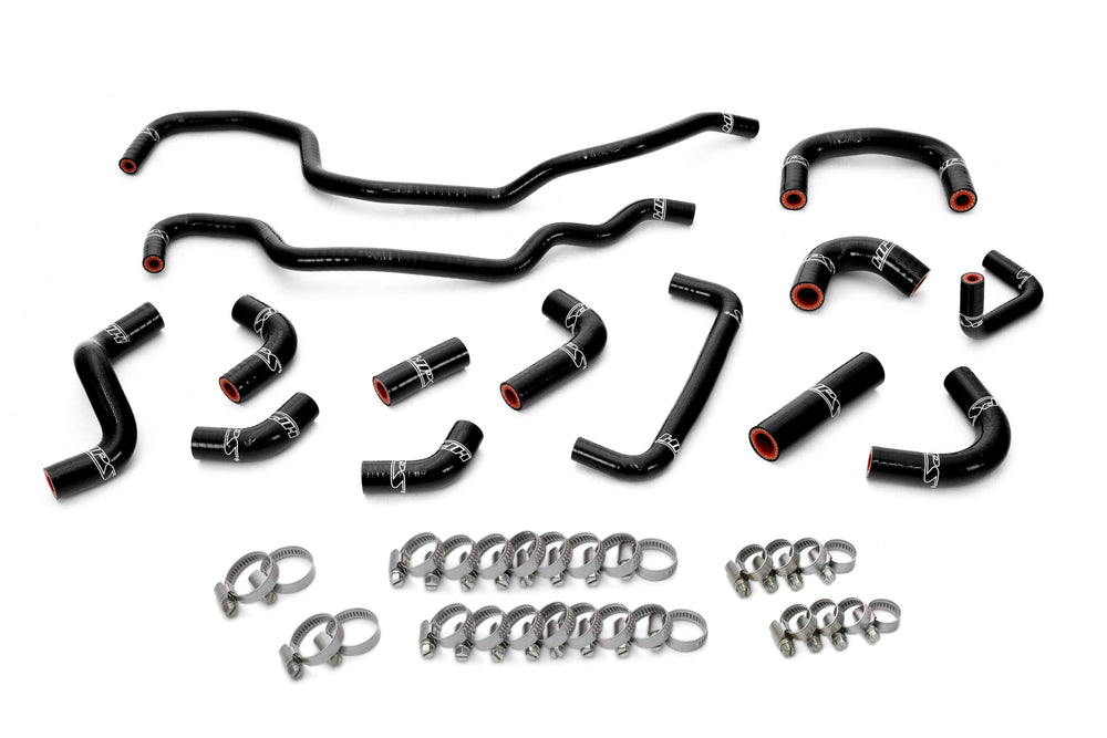 HPS Performance High Temp Reinforced Silicone Ancillary Coolant Hose Kit Black 57-2256-BLK