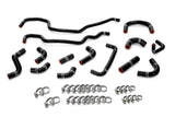 HPS Performance High Temp Reinforced Silicone Ancillary Coolant Hose Kit Black 57-2256-BLK