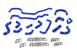 HPS Performance High Temp Reinforced Silicone Ancillary Coolant Hose Kit Blue 57-2256-BLUE