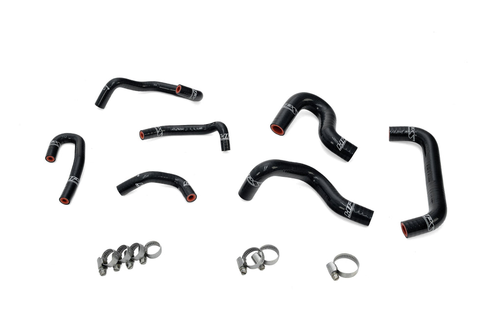HPS Performance High Temp Reinforced Silicone Ancillary and Oil Cooler Coolant Hose Kit Black 57-2274-BLK