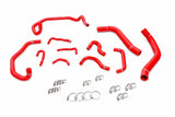 HPS Performance High Temp Reinforced Silicone Radiator Heater and Ancillary Coolant Hose Kit Red 57-2280-RED