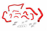 HPS Performance High Temp Reinforced Silicone Radiator Heater and Ancillary Coolant Hose Kit Red 57-2281-RED