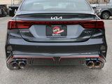 aFe 22-24 Kia Forte GT 1.6L 3in-2.5in 304 Stainless Steel Axle-Back Exhaust w/ Blue Flame Tips