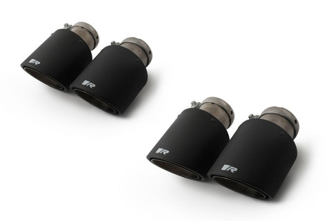Remus Carbon 102mm Angled Titanium Internals Tail Pipe Set (Quad Tips)