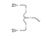 aFe 22-24 Kia Forte GT 1.6L 3in-2.5in 304 Stainless Steel Axle-Back Exhaust w/ Polished Tips