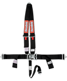 RaceQuip Black L & L V4pt Seat Belt
