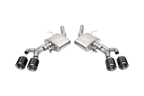 Corsa 22-25 Cadillac CT4 V Blackwing 3in Active Valve Axle-Back - 4.5in Carbon Fiber Polished Tip