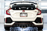 AWE Tuning 2017+ Honda Civic Type R Touring Edition Exhaust w/Front & Mid Pipes - Chrome Silver Tips