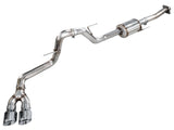 AWE 21-25 Ford F150 (14th Gen Reg Cab) Cat-Back Exhaust - 4.5in Dual Side Exit Chrome Tips