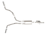 aFe Gemini XV Cat-Back Exhaust System GM Trucks 09-18 V6-4.3/V8-4.8/5.3L- Cut-Out Polished