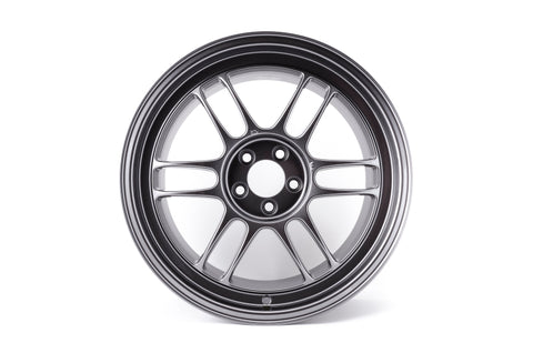 Enkei RPF1 17x9 5x100 35mm Offset 73mm Bore Dark Silver Wheel