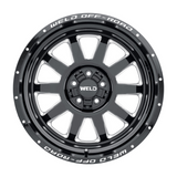 Weld Stealth 20x12 / 5x127 / 4.76 BS / 87.1 HB - Gloss Black Milled - Non-BL Wheel