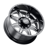 Weld Cheyenne 20x10 / 8x180 / 4.75 BS / 124.3 HB - Gloss Black Milled - Non-BL Wheel