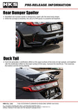 HKS BODY KIT TYPE-S FL5 Duck Tail
