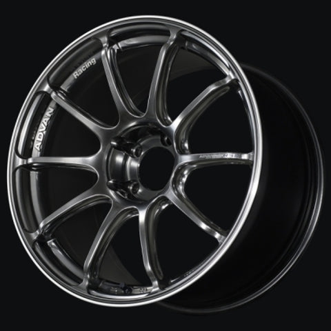 Advan RSIII 18x8.5 +45 5x114.3 Racing Hyper Black and Ring Wheel