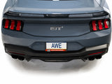AWE 2024 Ford Mustang GT Fastback S650 RWD SwitchPath Catback Exhaust w/ Quad Diamond Black Tips