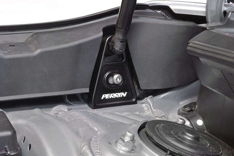 PERRIN 15+ Subaru WRX/STI High-Lift Hood Brackets (Black)