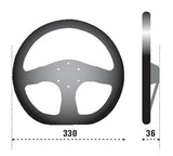 Sparco Steering Wheel 353 Suede Black (NO HORN INCLUDED)