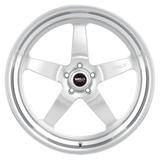Weld Ventura Street 22x10.5 / 5x120.65 / 6.25 BS / 78.1 HB - Gloss Machined - Non-BL Wheel