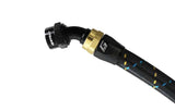 GReddy AN08 45 DEGREE HOSE END SWIVEL BLACK/GOLD ANODIZED