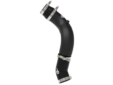 aFe BladeRunner 3-1/2in Aluminum Cold Charge Pipe Black RAM Diesel Trucks 25-26 L6-6.7L (td)