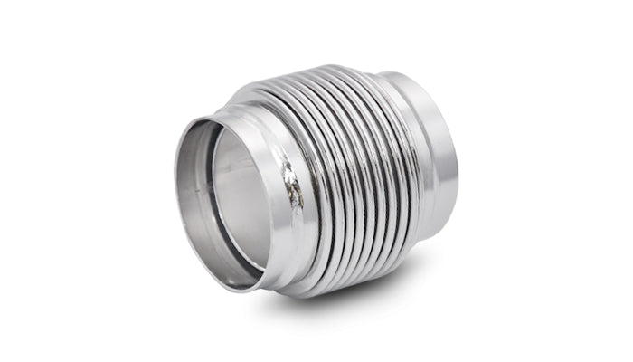 Bellows Assembly with Solid Liner; 2.25in I.D. x 3in Long - Electropolished