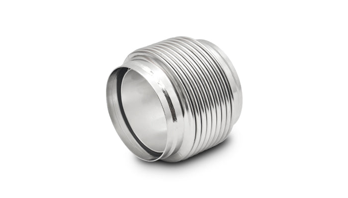 Bellows Assembly with Solid Liner, 4.00in I.D. x 4in Long - Electropolished