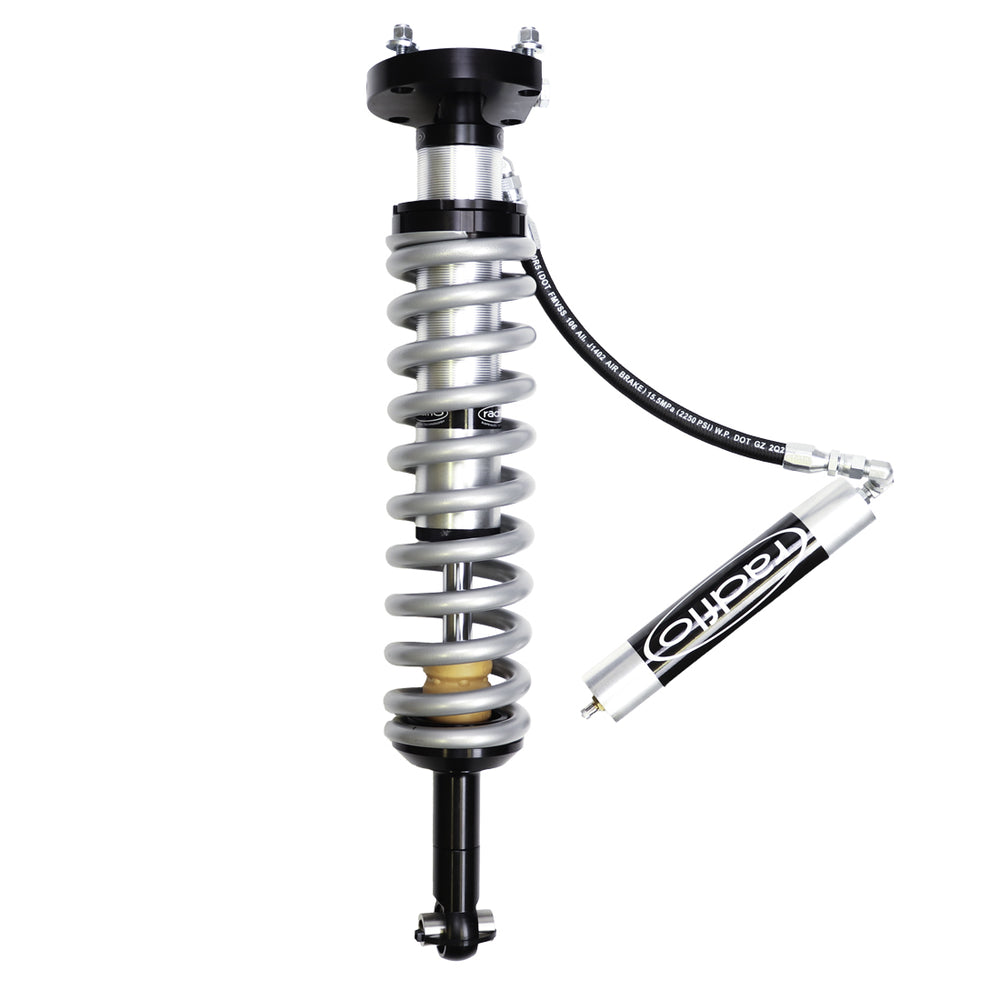 Radflo OE Replacement 2.5 Front Coilover Kit Toyota LC250 Lexus GX550 2024+ With Remote Reservoir And Compression Adjuster Extended For Use With Aftermarket Upper Control Arms 2.5" Lift